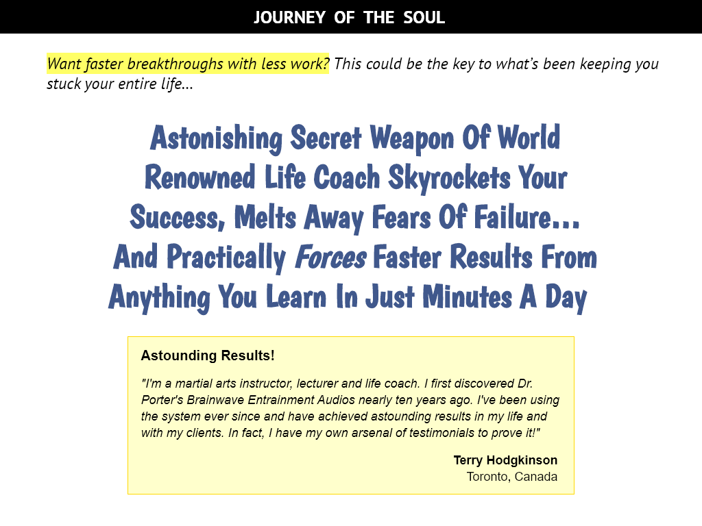 THE JOURNEY OF THE SOUL REVIEW – HOW MY EXPERIENCE IMPROVED AFTER 3 WEEKS?
