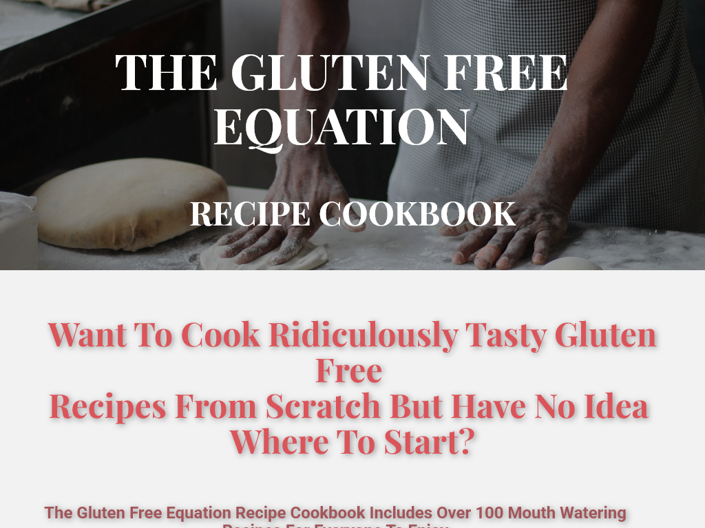 Gluten Free Equation Cookbook Official Review